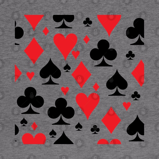 Playing Card Symbols Suit Pattern by inotyler